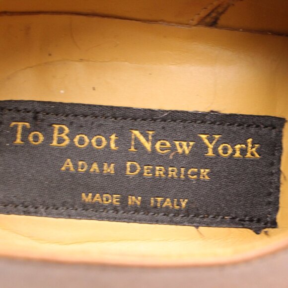 To Boot New York Adam Derrick Men\'s Size 9.5 Dress Leather Brown Made In Italy main image 12